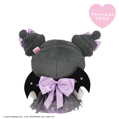 Sanrio Kuromi Stuffed Toy with Blanket (Angel and Devil)