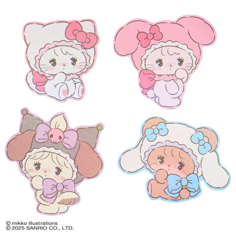 Sanrio Characters Mikko illustrations sticker set – MILKCREAMCLUB