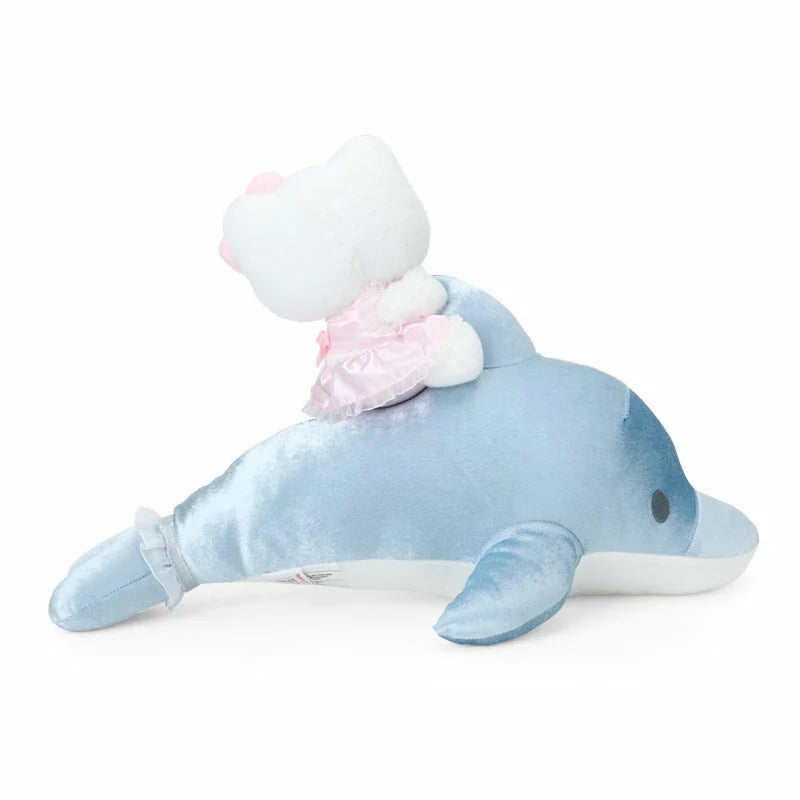 Sanrio Hello Kitty plush toy cushion (Shiny Dolphin)