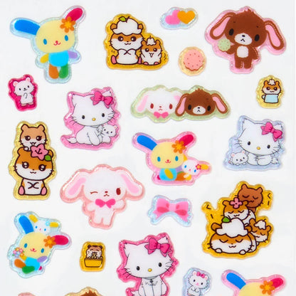 Sanrio Characters Resin filling Sticker with glitter (Heisei Design)
