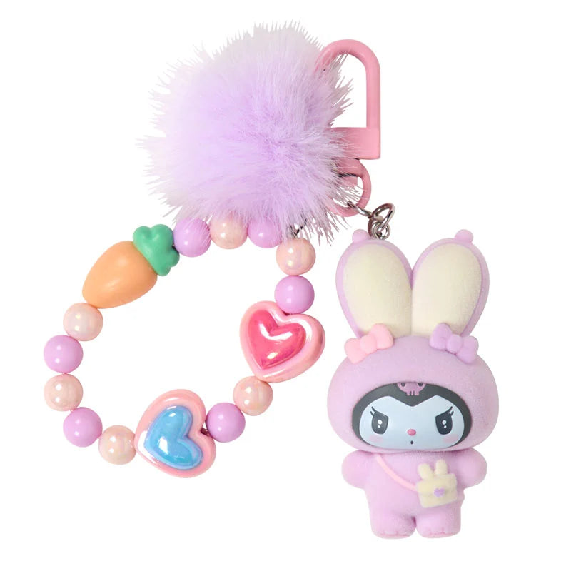 Sanrio Characters Key Holder (Fluffy Ear Bunny Club)