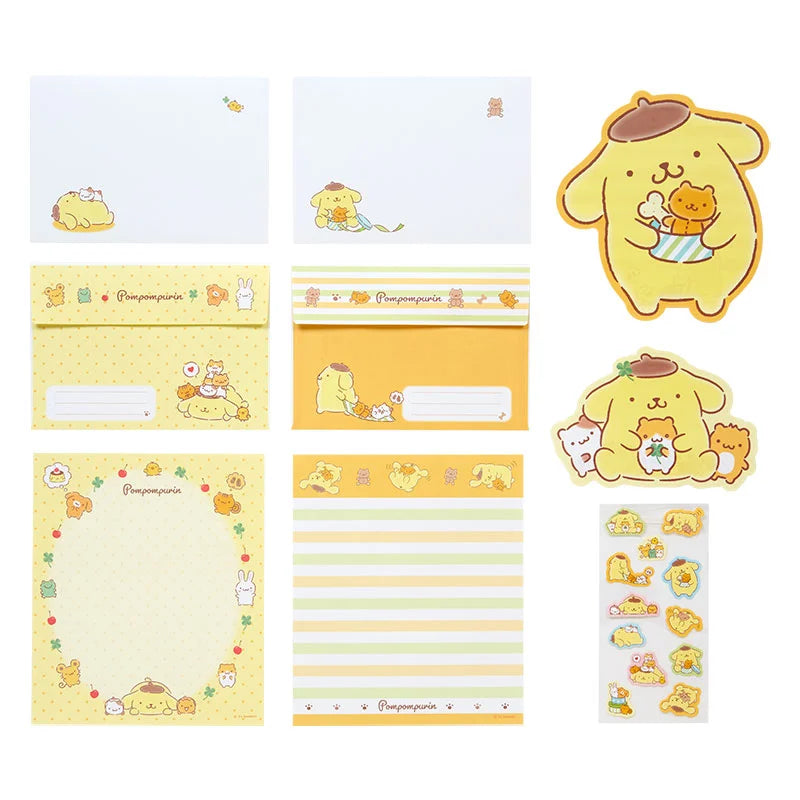 Sanrio Pompompurin Character-shaped letter set