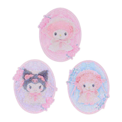 Sanrio Characters  Sticker set (white frill)