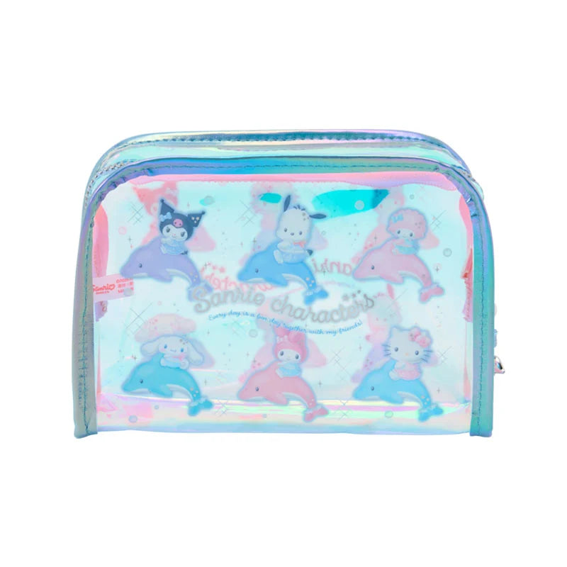 Sanrio Clear pouch (Shiny Dolphin)