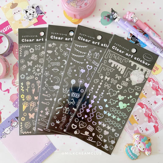Clear Deco Art Sticker