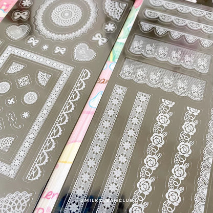 Photo Deco Sticker (Lace)