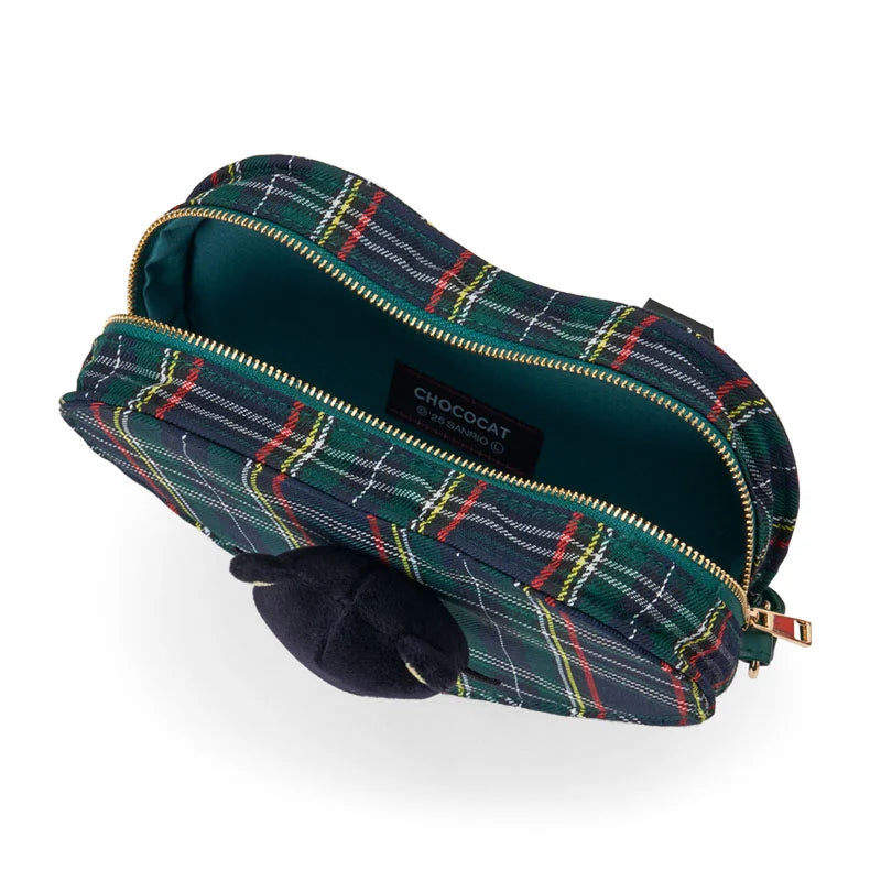 Sanrio Chococat Heart Pochette bag (Tartan)