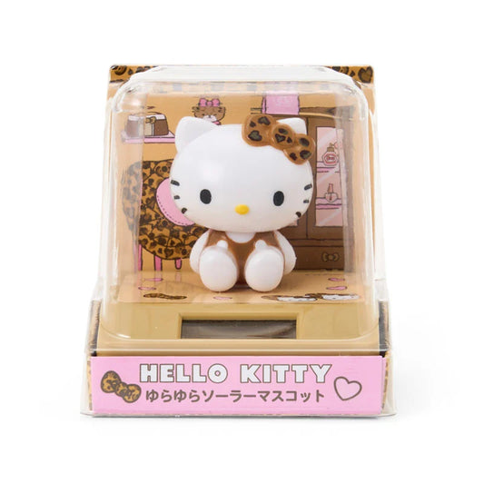 Sanrio Hello Kitty Swaying Solar Mascot (Leopard)