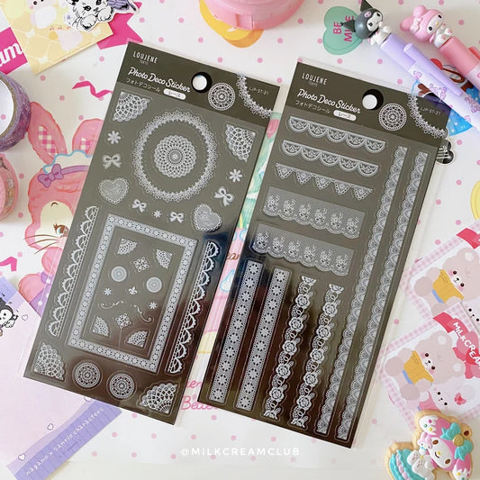 Photo Deco Sticker (Lace)