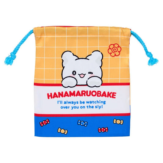 Sanrio Hanamaruobake Drawstring Bag (Blue)