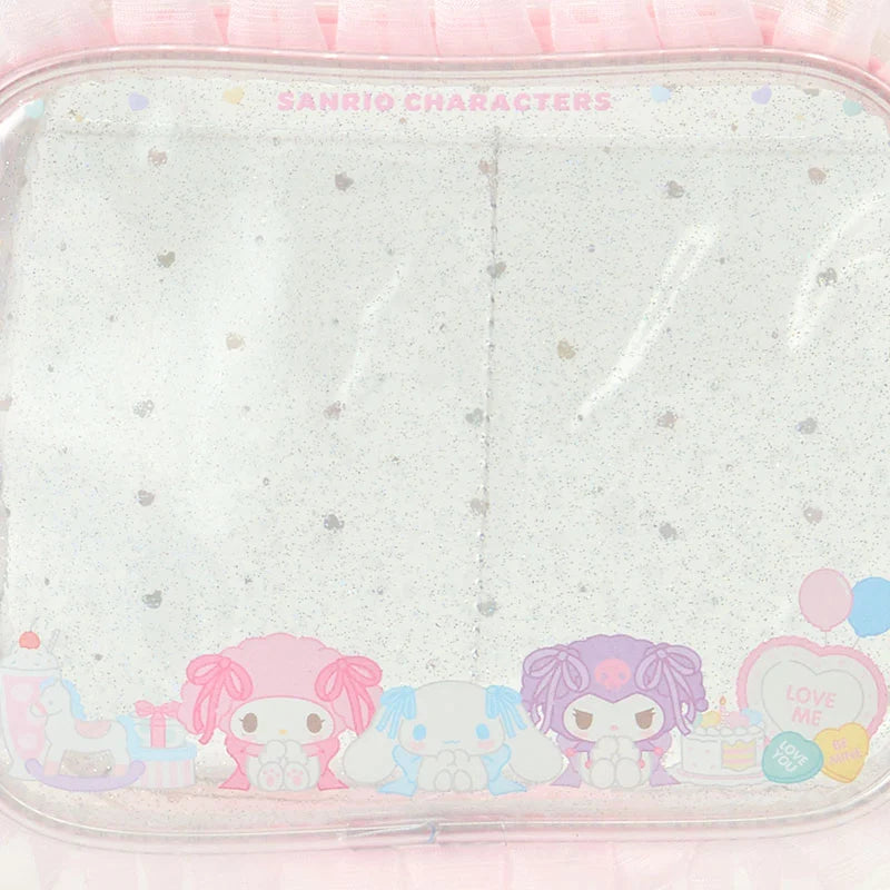 Sanrio Characters  Clear pouch (pastel color toy)