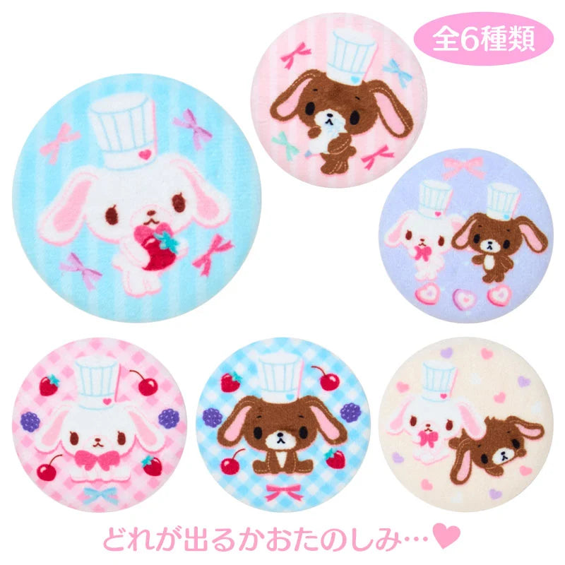 Sanrio Sugarbunnies Fluffy Can Badge Blind Box (Love Sweets)