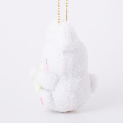 Sanrio Hanamaruobake Fluffy pastel boa luminescent mascot