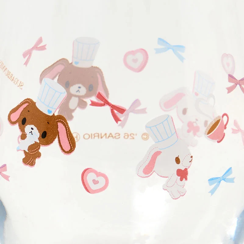 Sanrio Sugarbunnies Round glass (Love Sweets)