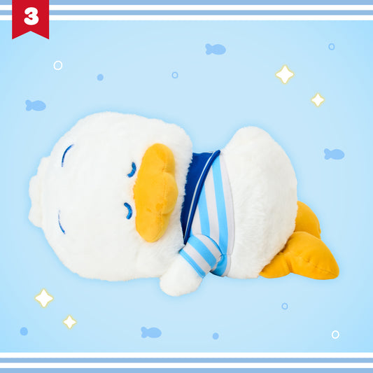 Sanrio Ahiruno Pekkle Hugging stuffed animal (Pekkle & Pitch’s Summer days)