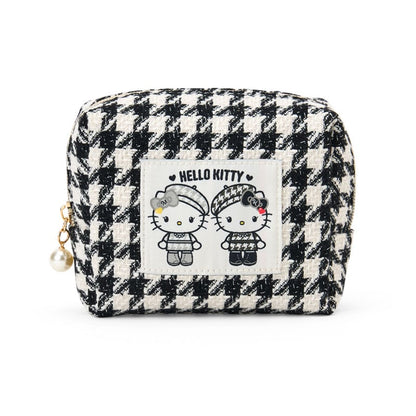 Sanrio Hello Kitty  Pouch (black and white girly twin coordinate)