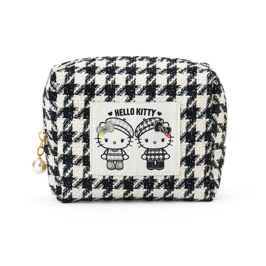 Sanrio Hello Kitty  Pouch (black and white girly twin coordinate)