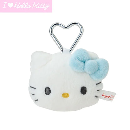 Sanrio Hello Kitty Face-shaped mascot holder Kao (I Love Hello Kitty)