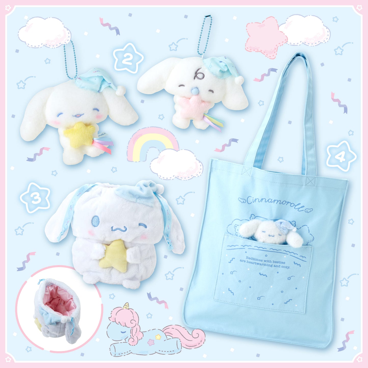 Sanrio Cinnamoroll (Nemunemu Time Design Series) #2-4