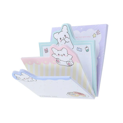 Sanrio Hanamaruobake Blue Block sticky notes (Pastel Sweets Pop)