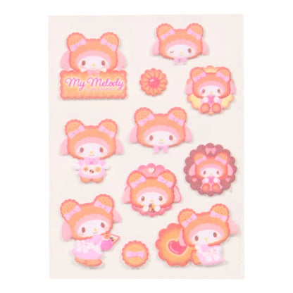 Sanrio My Melody Sticker Set (Cookie Mokomoko Bear)