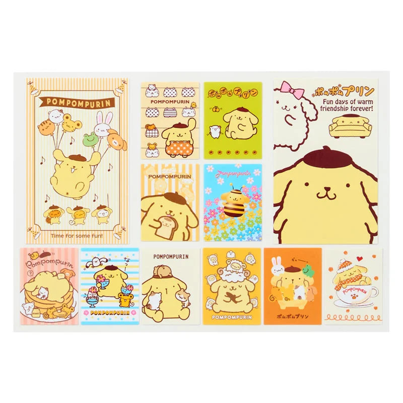 Sanrio Sticker set (Pompompurin 30th Anniversary Limited)