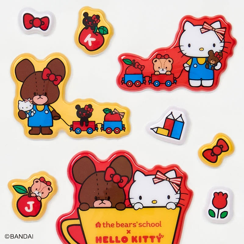Sanrio Hello Kitty Blue Plump Sticker (the bear’s school)