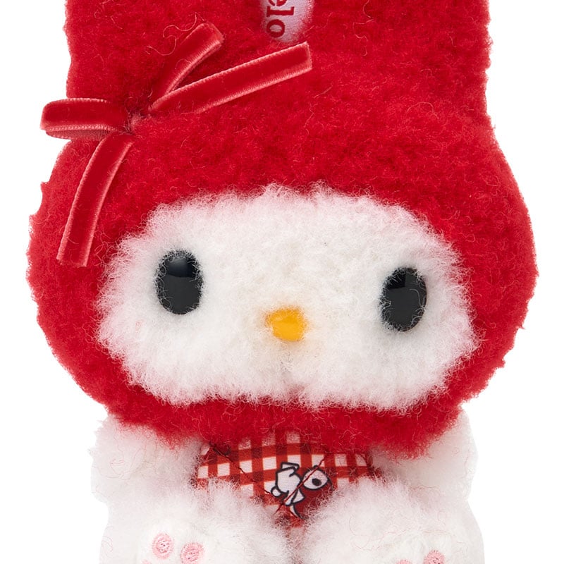 Sanrio My melody  Mascot holder (red check)