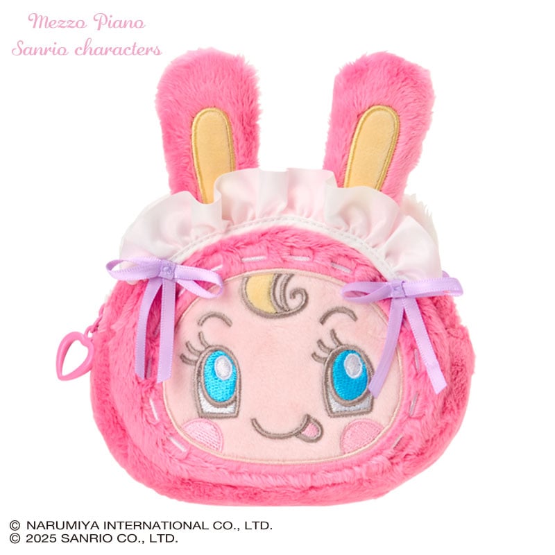 Mezzo piano x Sanrio Characters Face-shaped Pouch