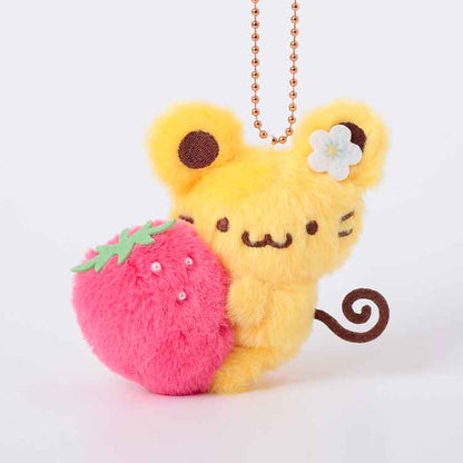 [Pre-order] Pompompurin Strawberry Friends Boa-mascot holder