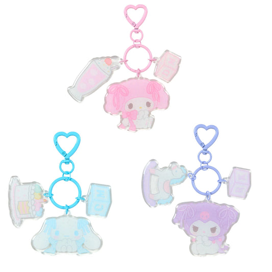 Sanrio Acrylic keychain (pastel color toy)