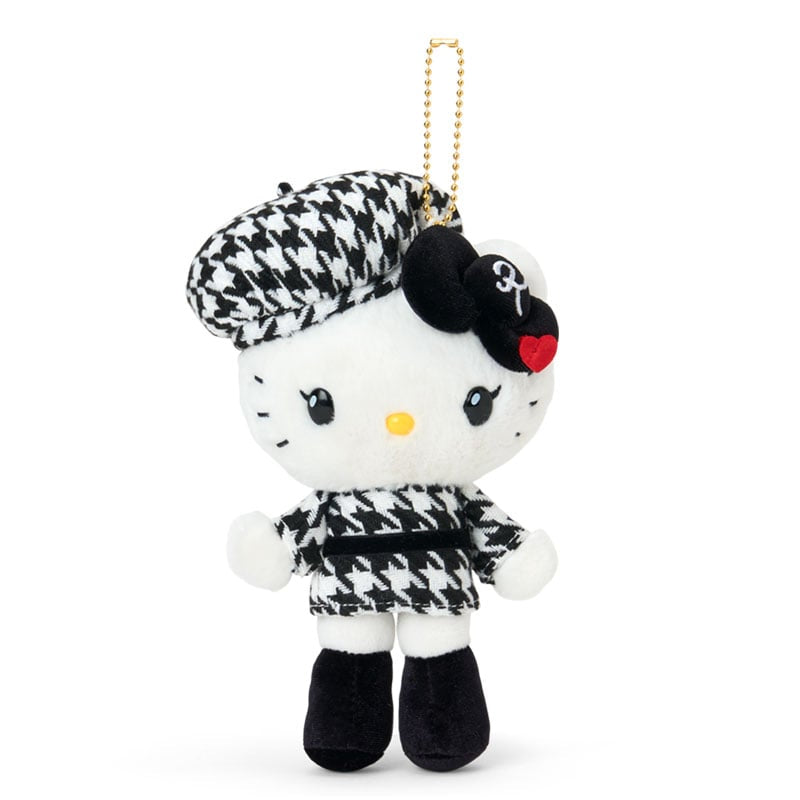 Sanrio Hello Kitty  Mascot holder (monochrome girly twin coordinate)