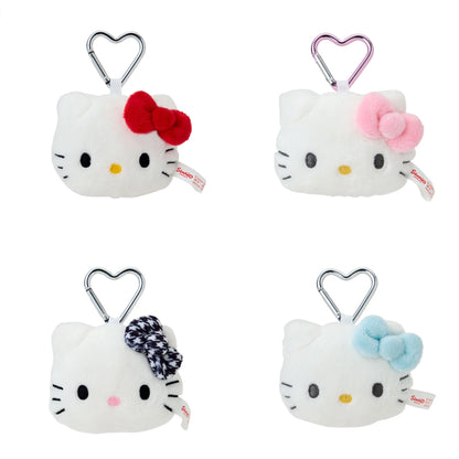 Sanrio Hello Kitty Face-shaped mascot holder Kao (I Love Hello Kitty)