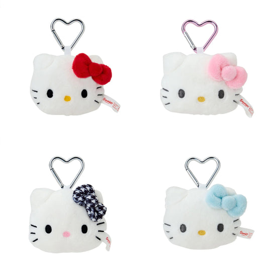 Sanrio Hello Kitty Face-shaped mascot holder Kao (I Love Hello Kitty)