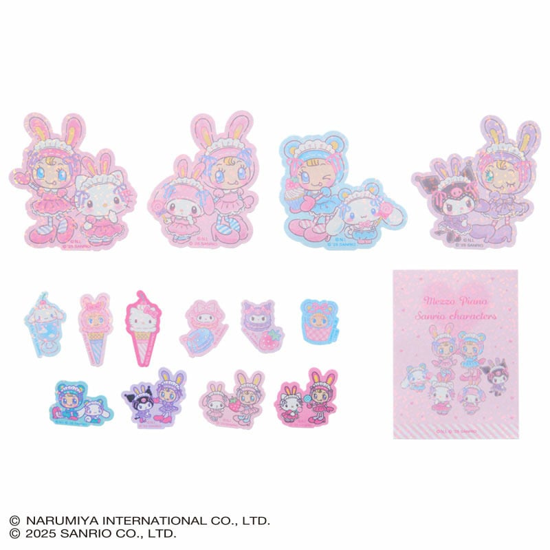 Mezzo piano x Sanrio Characters sticker set – MILKCREAMCLUB