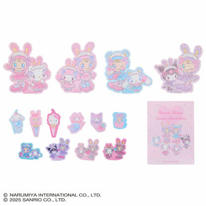 Mezzo piano x Sanrio Characters sticker set