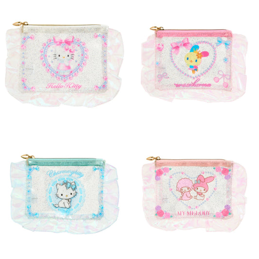 Sanrio Pouch with ruffles (ballet core)