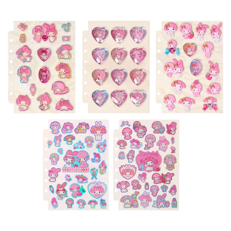 Sanrio My Melody & My Sweet Piano Exciting stickers & sticker notebooks