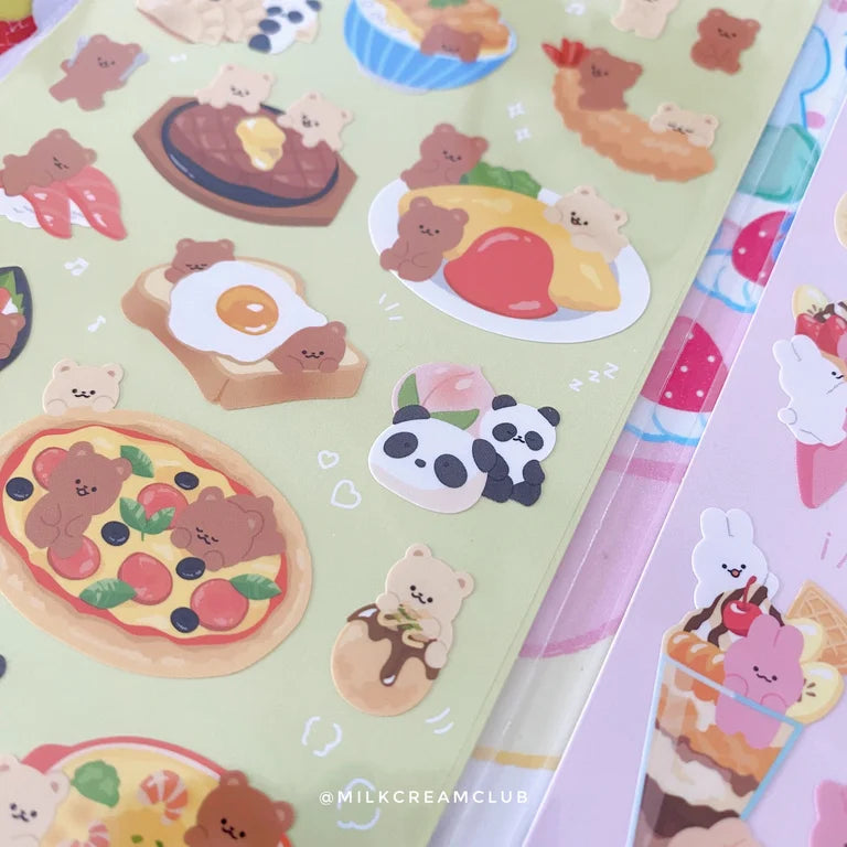 Animal in Food Sticker