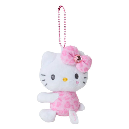 Sanrio Hello Kitty Hug Mascot (Leopard) Pink