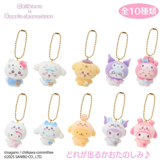 Sanrio Characters  Chiikawa Flocky Mascot Charm Blind Box