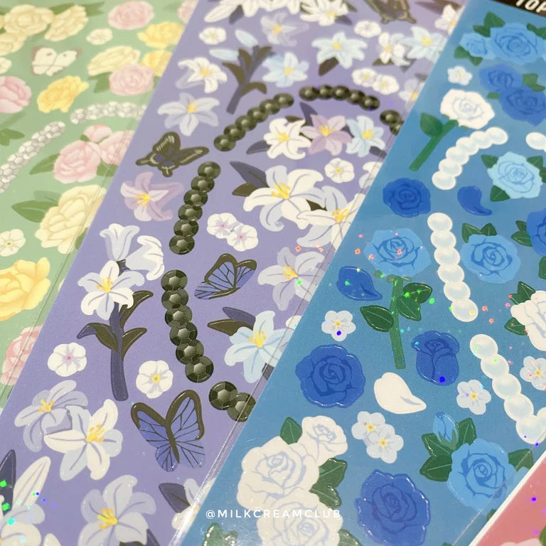Real Flower Deco Sticker