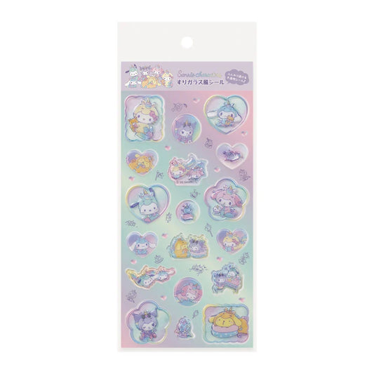 Sanrio Characters  Frosted glass-style Sticker (Unicorn)