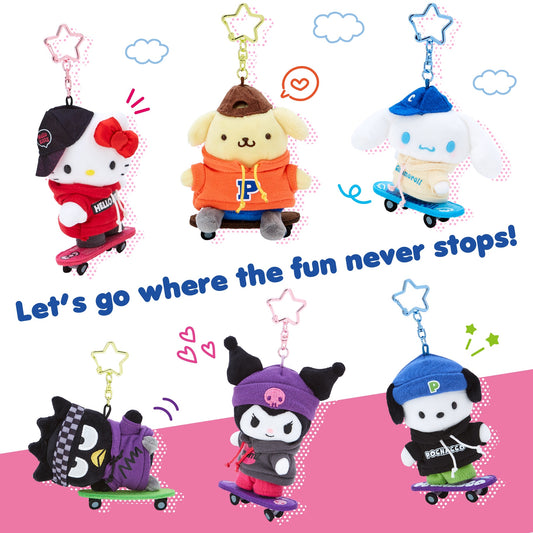 Sanrio Mascot Holder (Skateboard Design Series)