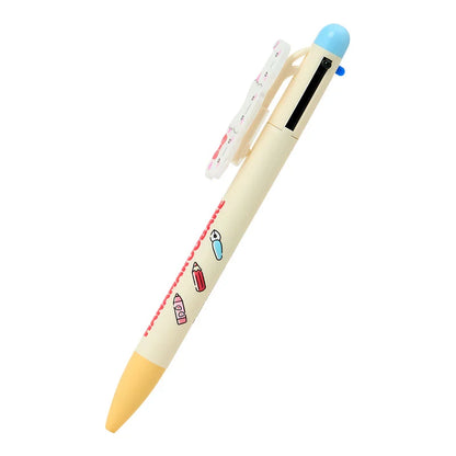 Sanrio Hanamaruobake 3-color ballpoint pen (with friends)