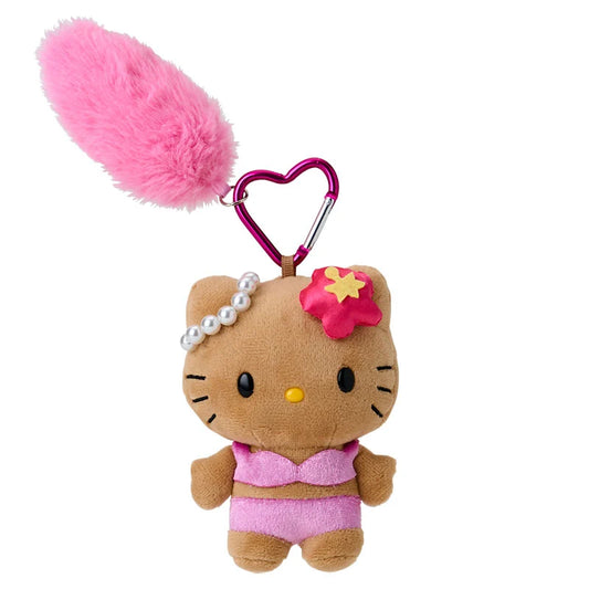 Sanrio Hello Kitty Mascot keychain with tail (sunburn)