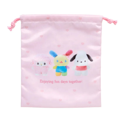 Sanrio Drawstring set (Pitatto Friends Photo Design)