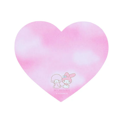 Sanrio Heart-shaped compact memo set (ballet core)