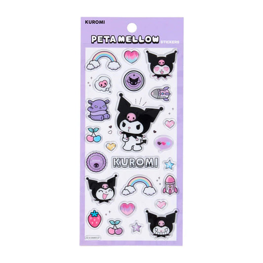 Sanrio Kuromi Petamelow Stickers
