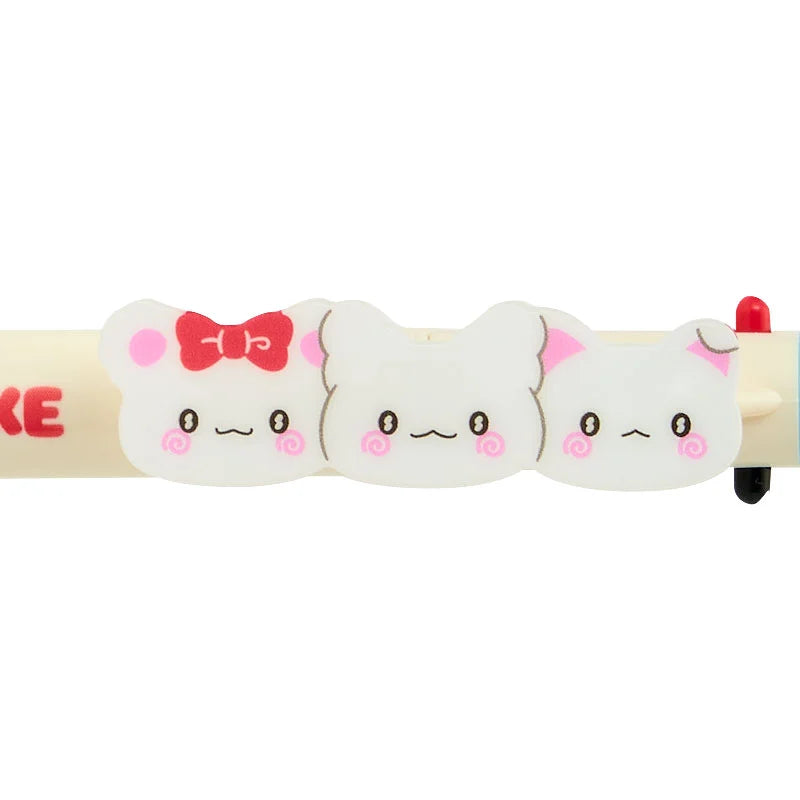 Sanrio Hanamaruobake 3-color ballpoint pen (with friends)